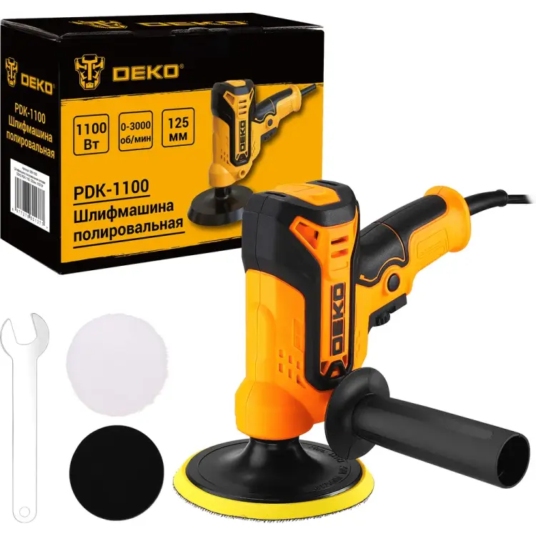 Полировальная сетевая шлифмашина DEKO PDK-1100 085-1063