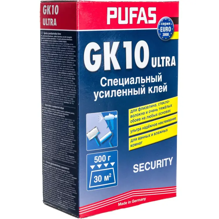 Клей для стекловолокна и флизелина Pufas ГК10 046-20911-00
