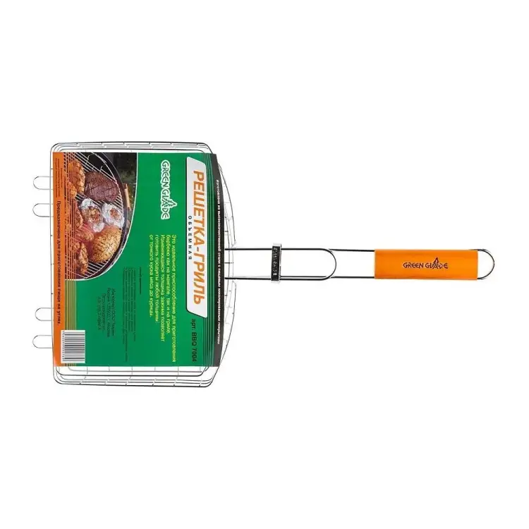 Двойная объемная решетка-гриль Green glade 7004 Двойная объемная решетка-гриль Green glade 7004