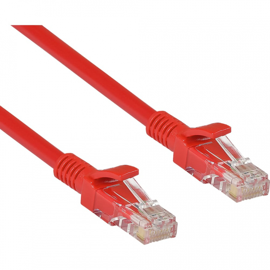 Патч-корд ExeGate UTP-RJ45-RJ45-C6-0,5M-RD
