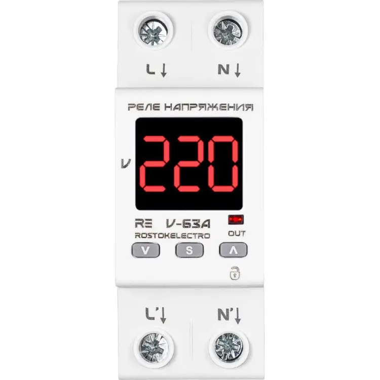 Реле напряжения ROSTOKELECTRO RE 46-251