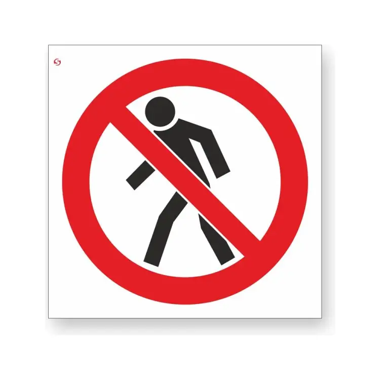 Знак Стандарт Знак Проход запрещен 00-00026030