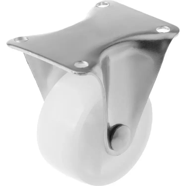 Мебельное полиэтиленовое неповоротное колесо А5 1000142 Мебельное полиэтиленовое неповоротное колесо А5 1000142