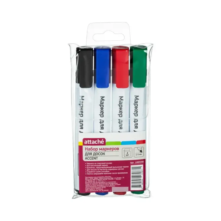Набор маркеров для досок Attache Accent 1083390