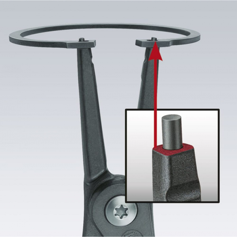 Щипцы для внешних стопорных колец Knipex KN-4911A0