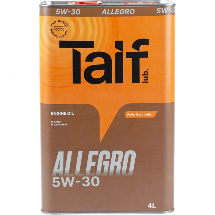 Синтетическое моторное масло TAIF TAIF ALLEGRO 5W-30