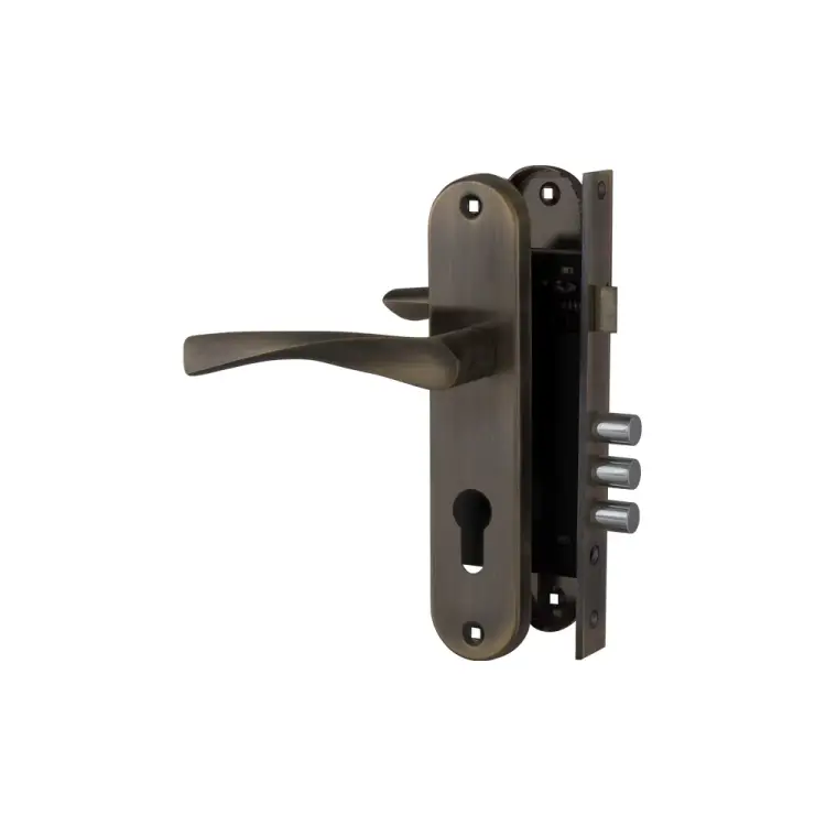 Замок цилиндровый Fuaro LOCKSET.1511W/B (SET F1511W/B) AB 27015