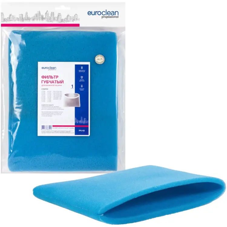 Губчатый фильтр для пылесоса STARMIX EURO Clean FPU-02 Губчатый фильтр для пылесоса STARMIX EURO Clean FPU-02
