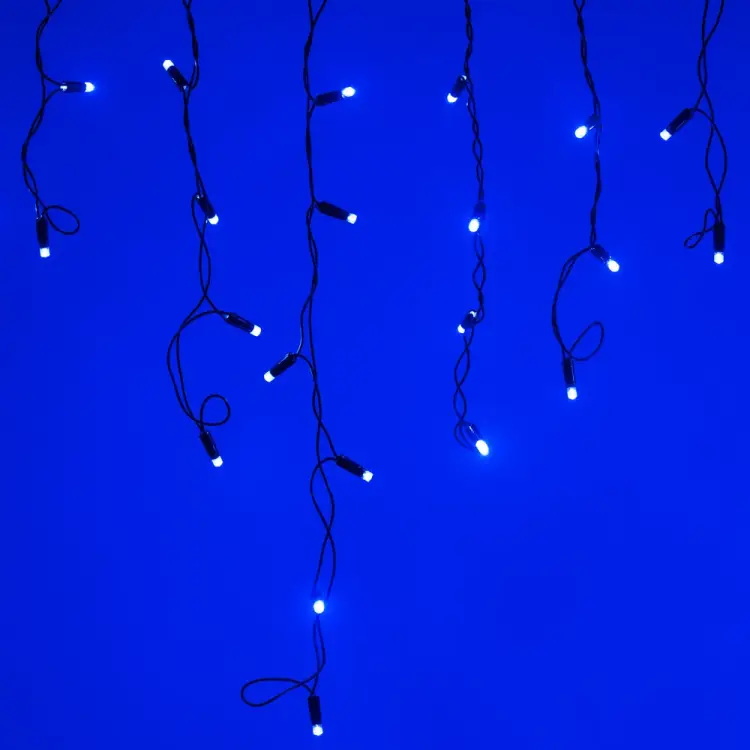 Светодиодная гирлянда Ardecoled ARD-EDGE-CLASSIC-2400x600-BLACK-88LED-STD BLUE 26009