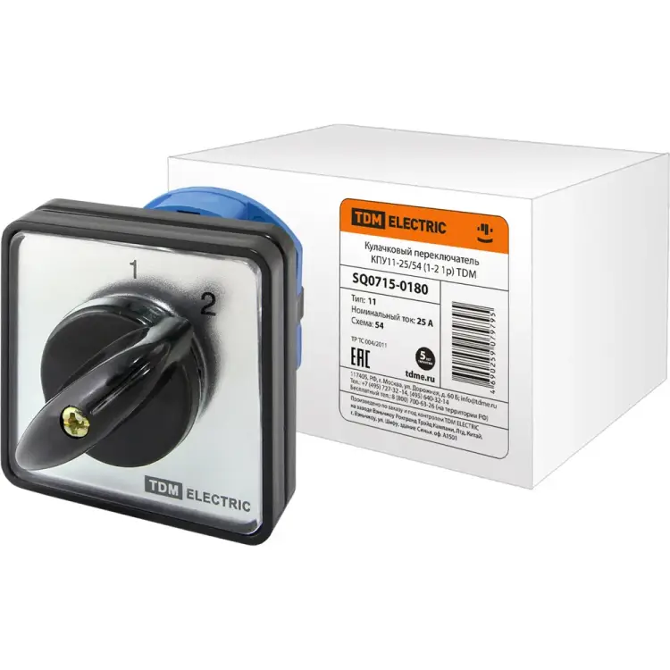 Переключатель TDM ELECTRIC КПУ11-25/541-2 SQ0715-0180