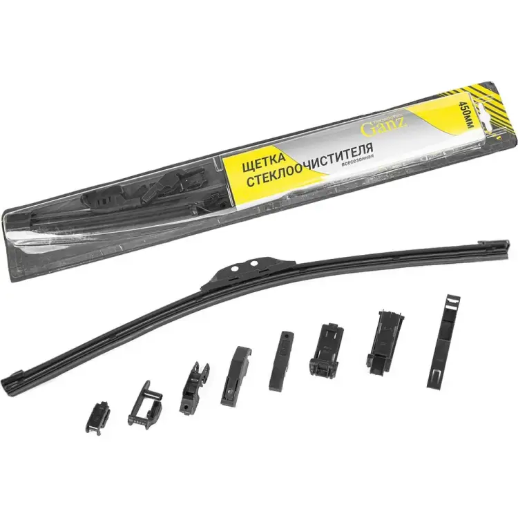 Бескаркасная щетка стеклоочистителя Ganz GIS01017