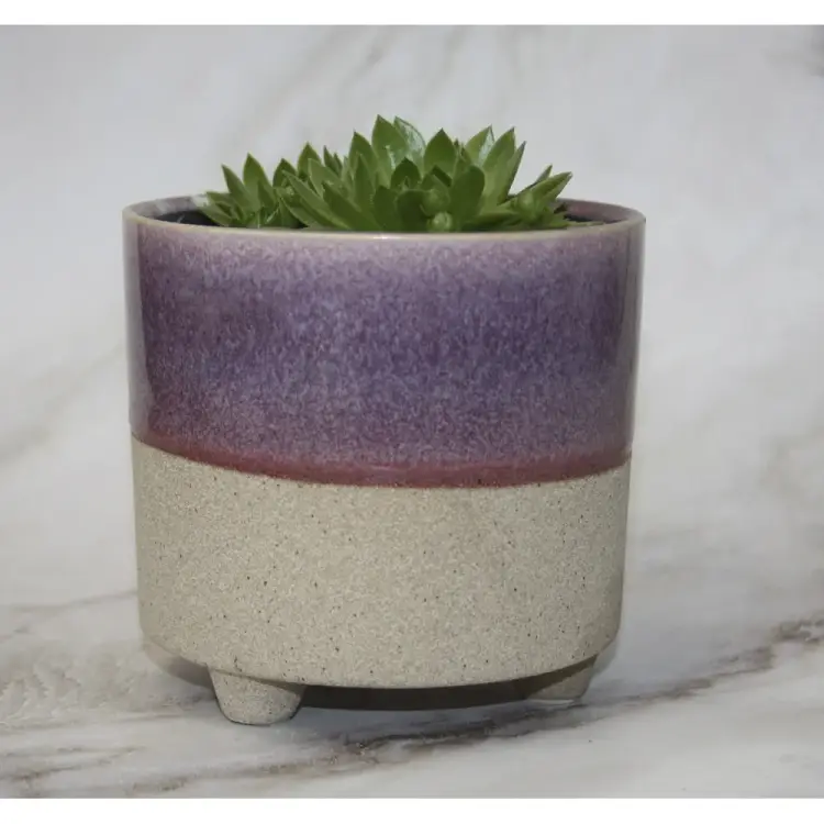 Кашпо SCHEURICH Kübel Piaff sandy purple 63325 Кашпо SCHEURICH Kübel Piaff sandy purple 63325