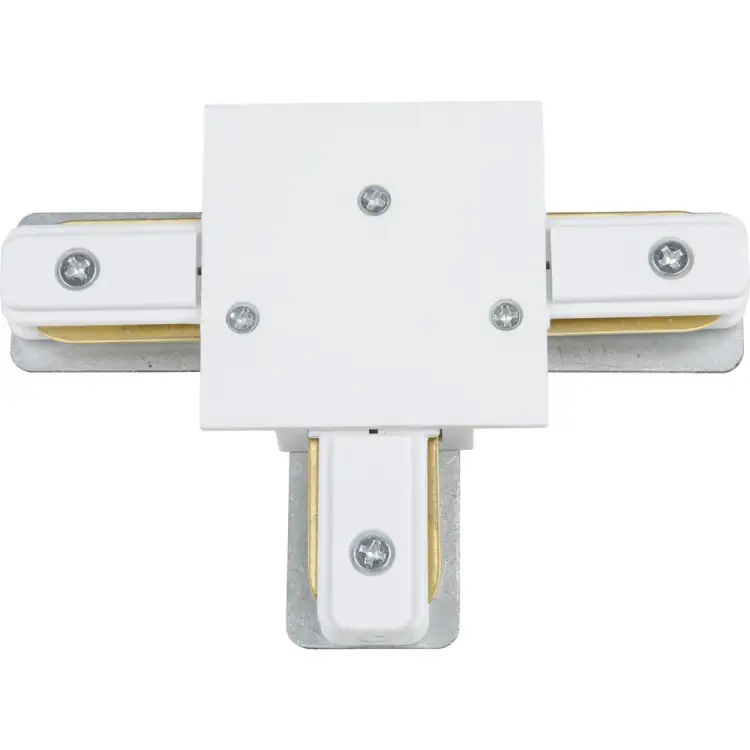 Т-образный однофазный соединитель для шинопроводов Volpe R31 WHITE 1 POLYBAG UBX-Q123 UL-00007382