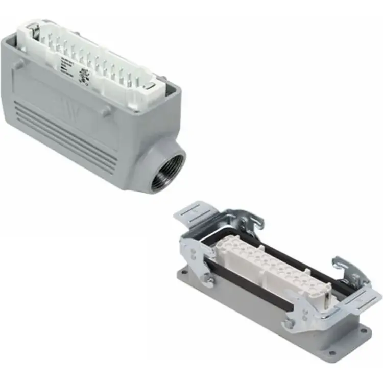 Прямоугольный промышленный разъем Mete Enerji H24E-A2M-C2F 685653K Прямоугольный промышленный разъем Mete Enerji H24E-A2M-C2F 685653K