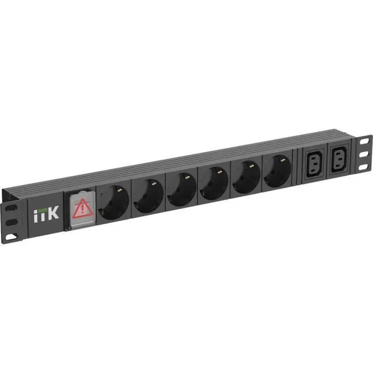 Розеточный блок IEK ITK PDU PH12-6D2C133