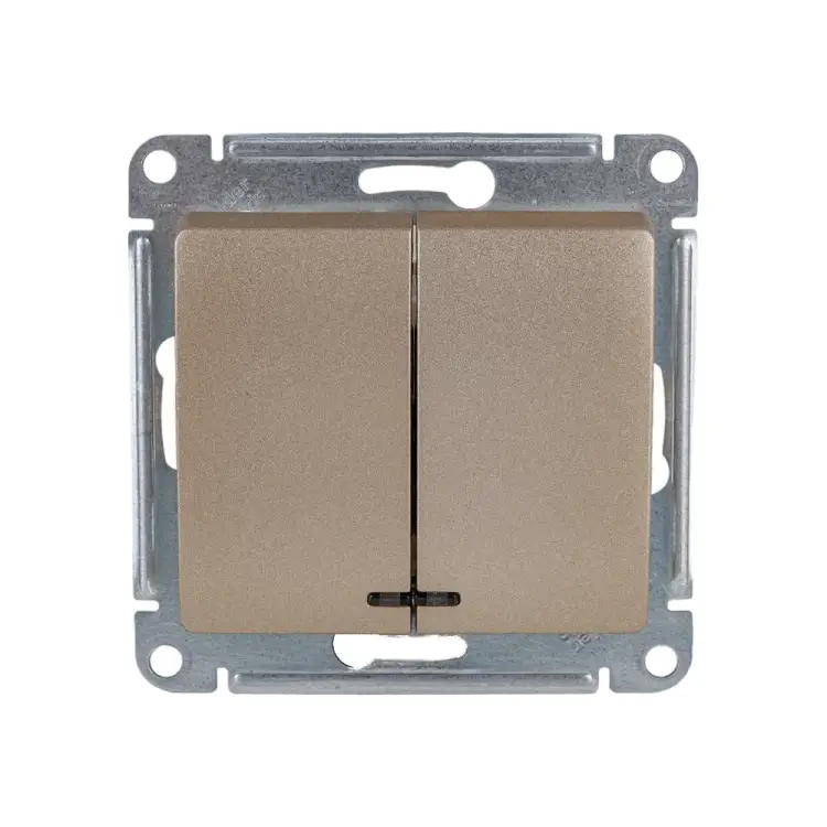 Двухклавишный механизм выключателя Systeme Electric Glossa GSL000453