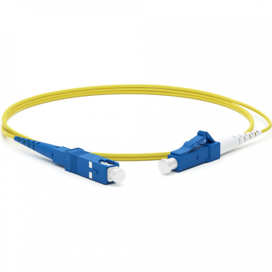 Волоконно-оптический патч-корд Hyperline FC-S2-9-LC/UR-SC/UR-H-2M-LSZH-YL