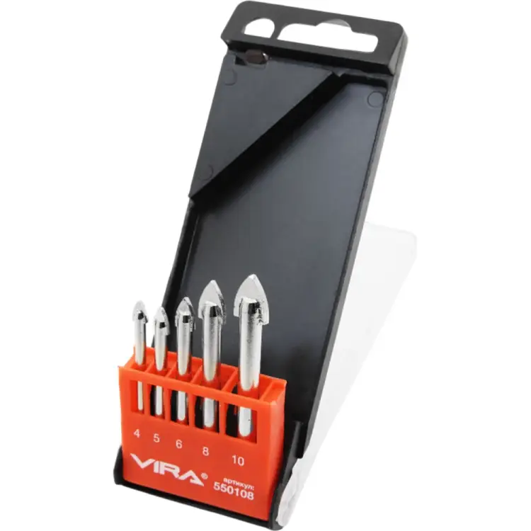 Набор сверл по стеклу и керамической плитке VIRA 550108
