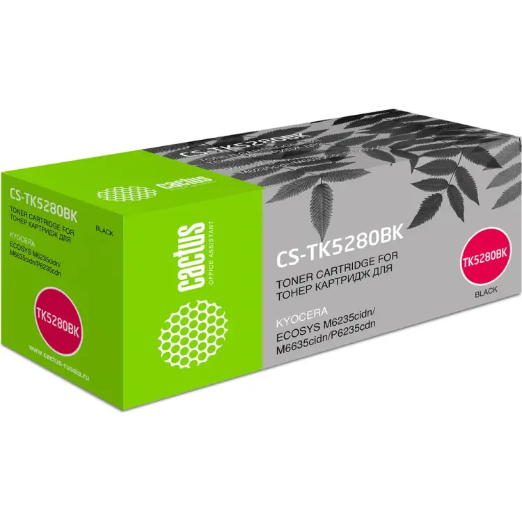 Лазерный картридж для kyocera ecosys p6235cdn/m6235c Cactus tk-5280bk 1070449