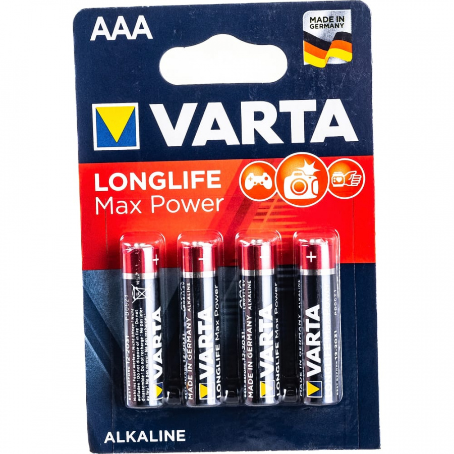 Батарейка Varta LONGLIFE MAX P.