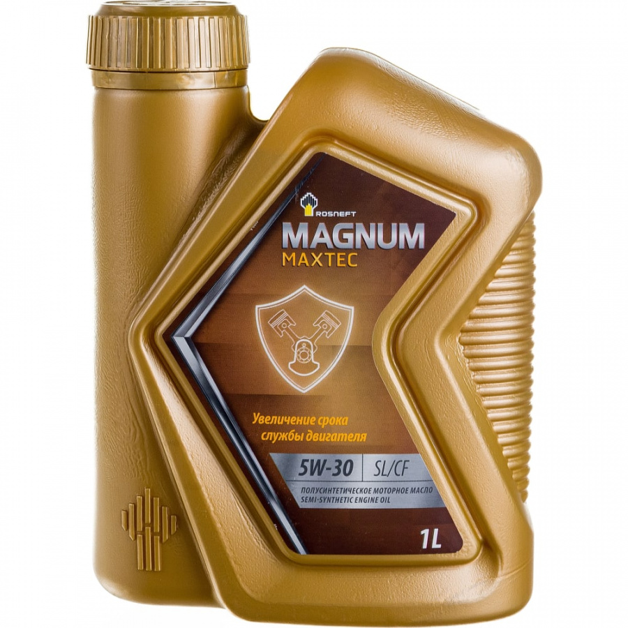 Полусинтетическое моторное масло Роснефть Magnum Maxtec 5W-30 SL-CF