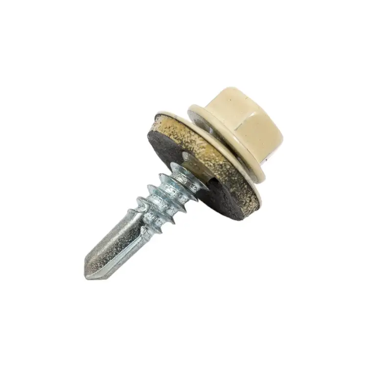 Кровельный саморез КРЕП-КОМП 4,8x19 RAL1014 слоновая кость 250 шт. ск48191014кф