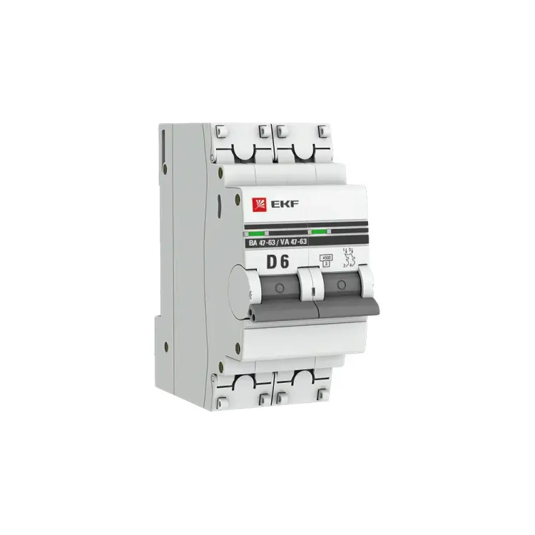 Автоматический выключатель EKF ВА47-63 PROxima mcb4763-2-06D-pro