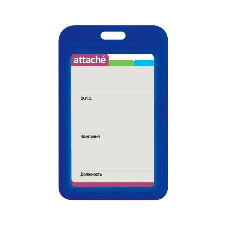 Двусторонний вертикальный бейдж Attache V-001H 993251