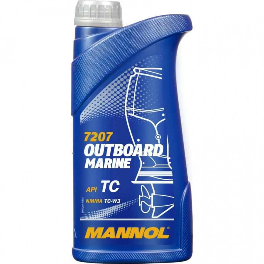 Полусинтетическое моторное масло MANNOL OUTBOARD MARINE