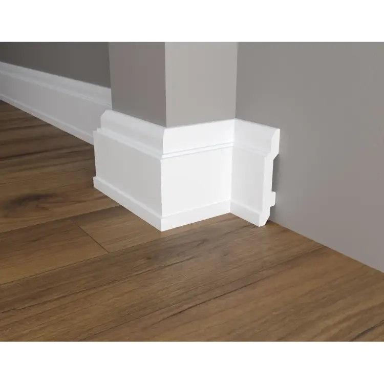 Ударопрочный влагостойкий напольный плинтус под покраску Decor-Dizayn DD702 Ударопрочный влагостойкий напольный плинтус под покраску Decor-Dizayn DD702
