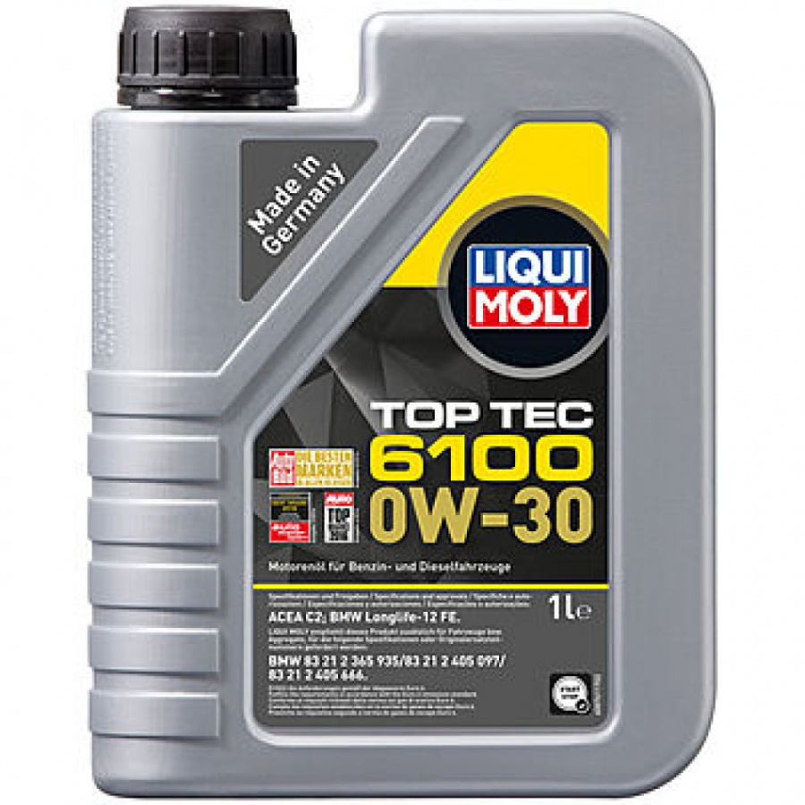 НС-синтетическое моторное масло LIQUI MOLY Top Tec 6100 0W-30