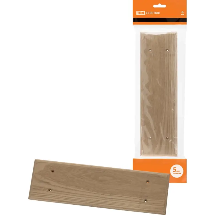 Универсальная деревянная накладка на бревно TDM ELECTRIC НБУ 1Пх4 260 мм, под покраску SQ1821-0328