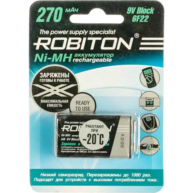 Аккумулятор Robiton RTU270MH-1 13187