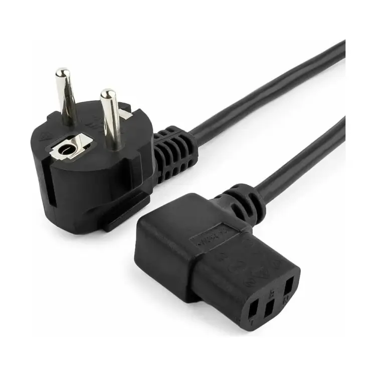 Угловой кабель питания Cablexpert PC-186A-VDE