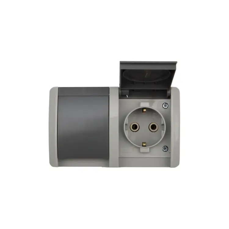 Двойная накладная розетка KRANZ KR-78-0613