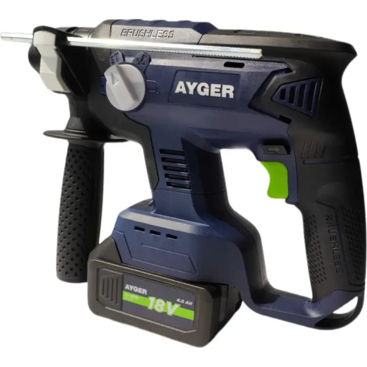 Аккумуляторный бесщеточный перфоратор AYGER AHA18BL4