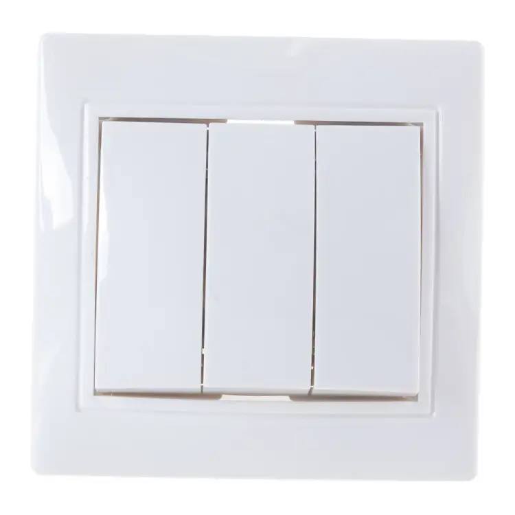 Трехклавишный выключатель Smartbuy Венера SBE-01w-10-SW3-0