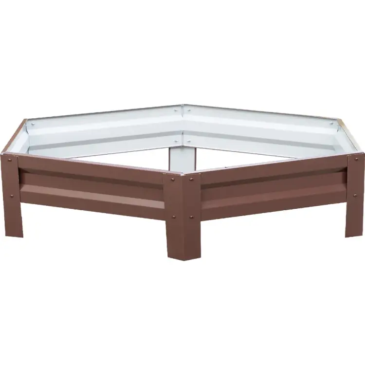 Оцинкованная клумба ООО «ТД «КАСКАД» К140К