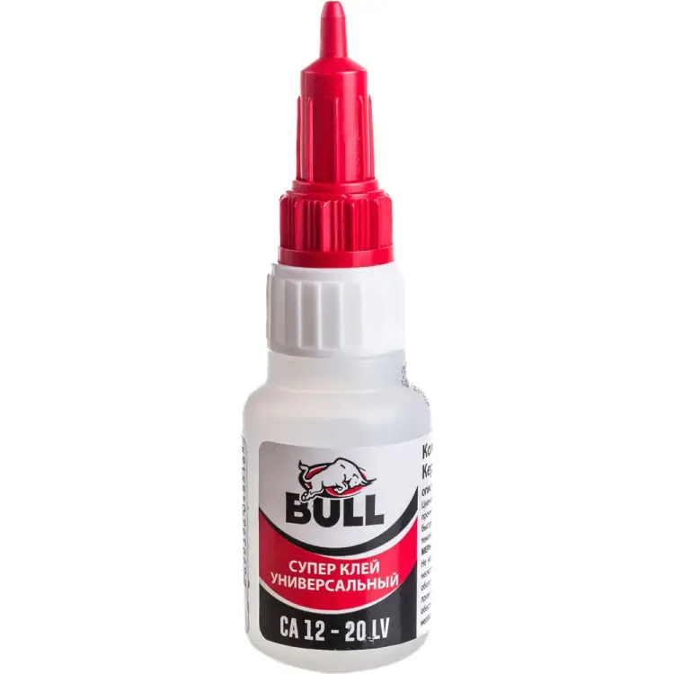 Универсальный супер клей BULL CA12-20LV BA145