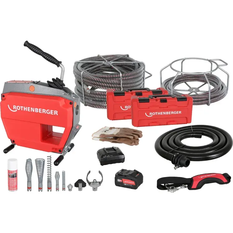 Аккумуляторная машина для прочистки труб Rothenberger R600 VarioClean 1000003346