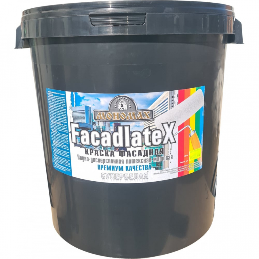 Фасадная краска МОНОМАХ Facadlatex