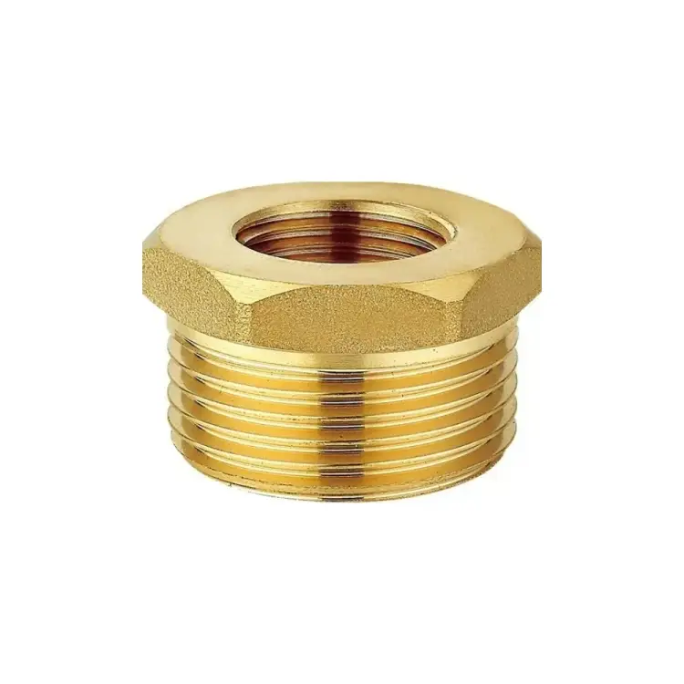 Резьбовая латунная футорка DOUBLE-LIN LL6033 (2"x1 1/2")