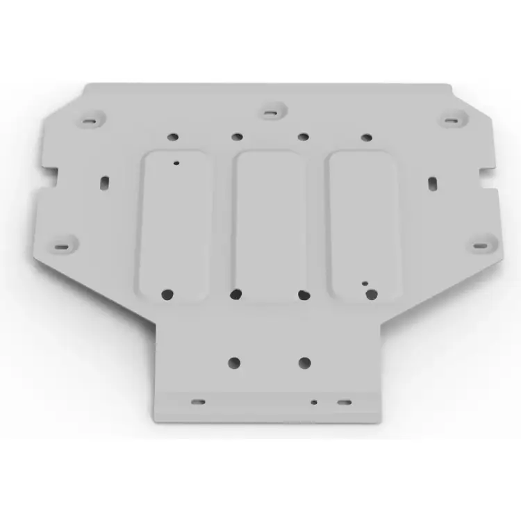 Защита заднего электродвигателя Zeekr X 4WD 2023-н.в., рынок РФ, AL 3мм Rival 333.1943.1