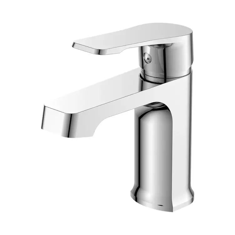 Монолитный одноручный смеситель для умывальника decoroom DR23011