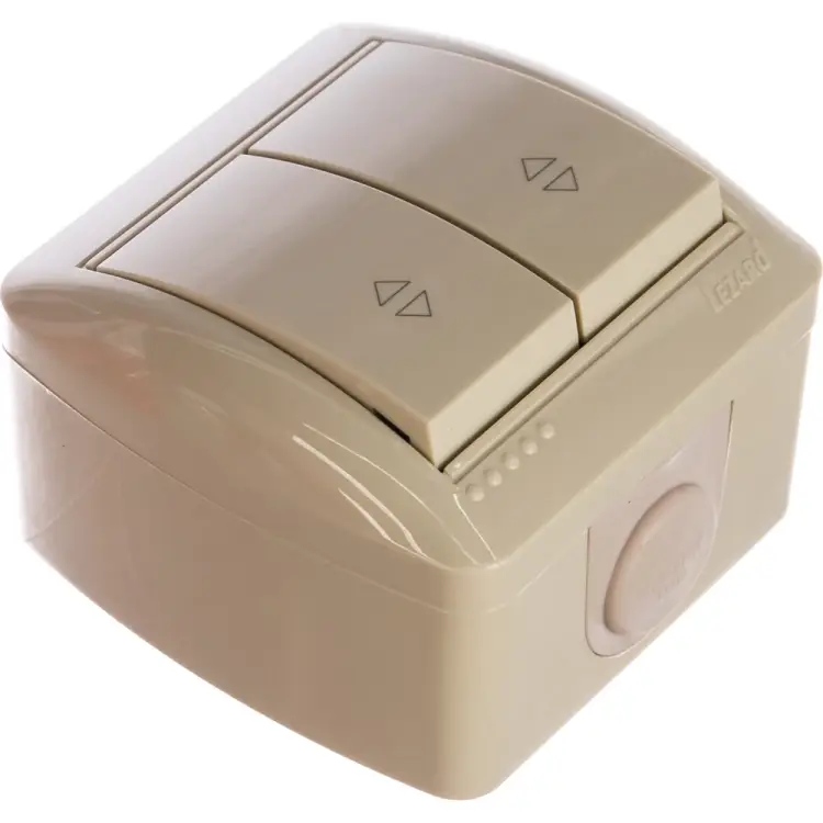 Проходной двойной выключатель Lezard NATA 710-0300-106