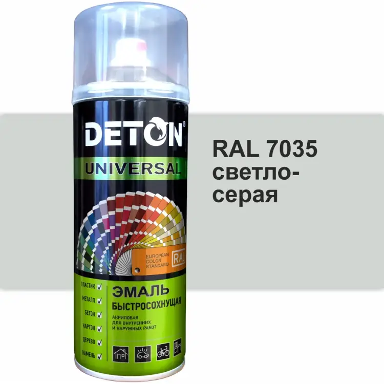 Быстросохнущая акриловая эмаль Deton DTN-A07414 Быстросохнущая акриловая эмаль Deton DTN-A07414