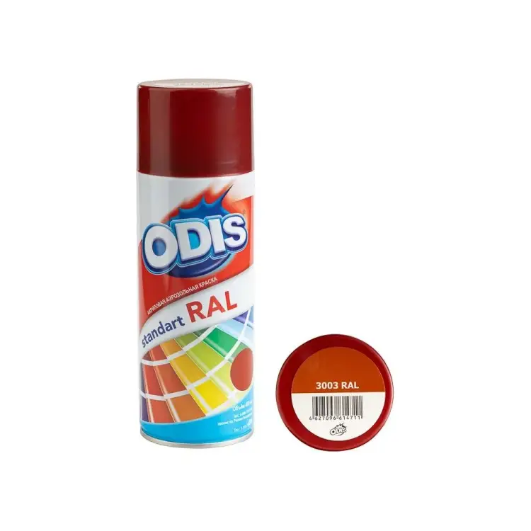 Краска-спрей ODIS standart 3003ral Краска-спрей ODIS standart 3003ral