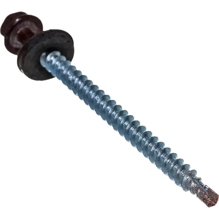 Саморез Tech-Krep 4,8х70 RAL8017 шоколад. корич 30 шт. 125560