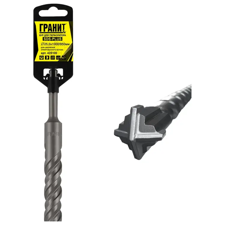 Бур sds-plus Гранит Quadro-X 425100