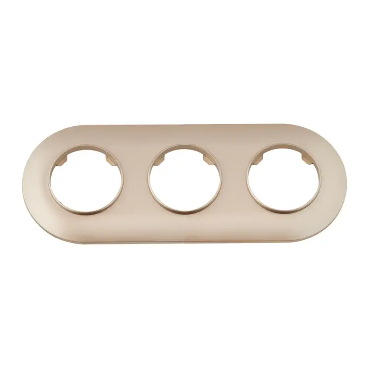 Трехместная рамка BYLECTRICA ПРОВАНС ЮЛИГ.735212.501 шампань